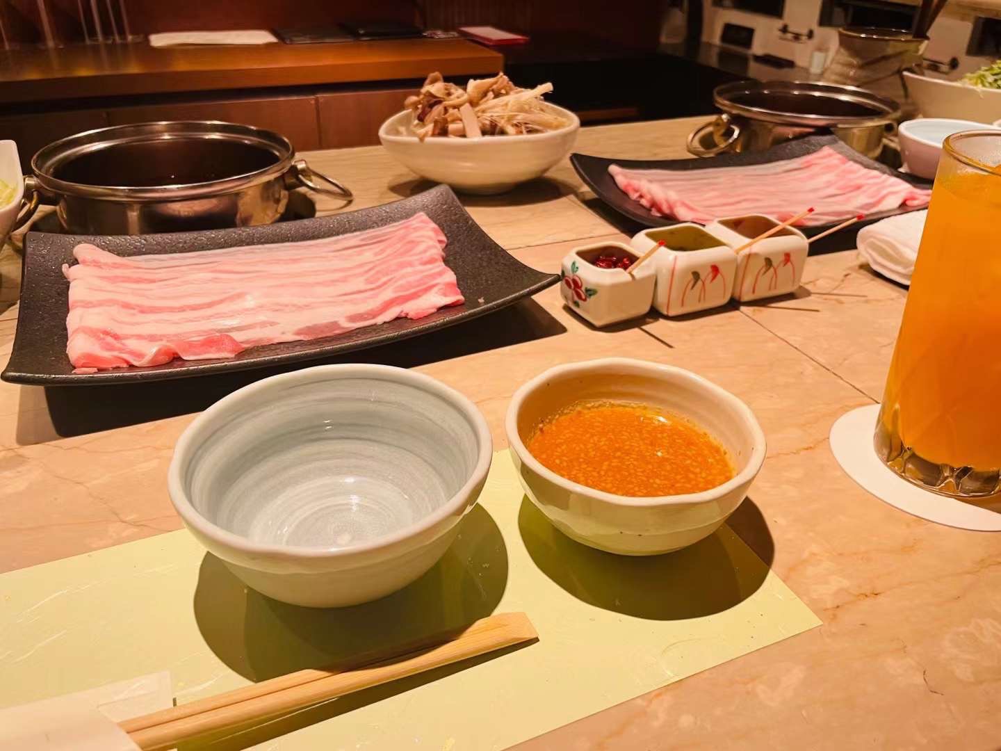 【赤坂武蔵】寒い日にぴったり！赤坂のおすすめしゃぶしゃぶ?